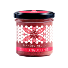 Medus ir spanguolės, 200 g