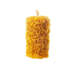 Natural wax candle "Rožynas"