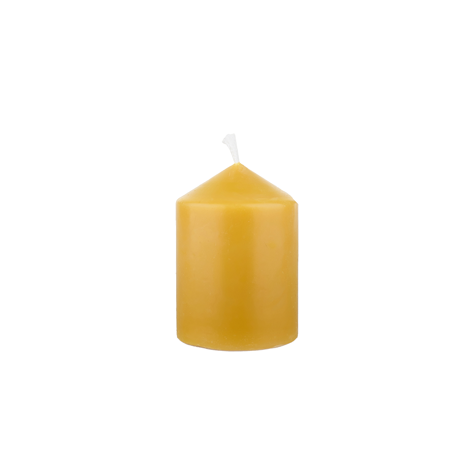 Natural wax candle "Low cylinder"