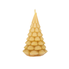 Natural wax candle "Spruce wide"