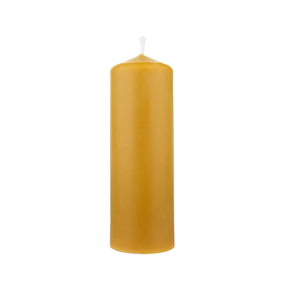 Natural wax candle "Tall Cylinder"