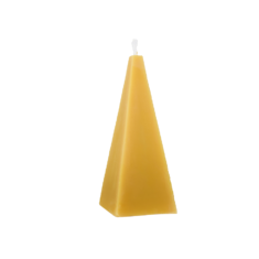 Natural wax candle "Pyramid"