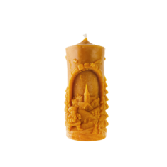 Natural wax candle "Crib"