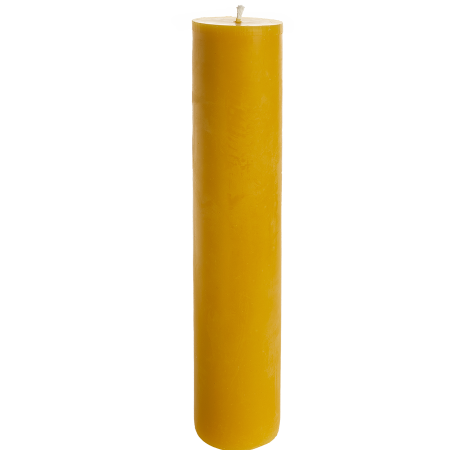 Natural wax candle "Cylinder highest"