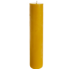 Natural wax candle "Cylinder highest"
