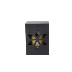 Create a honey gift in a black box (500 g honey)