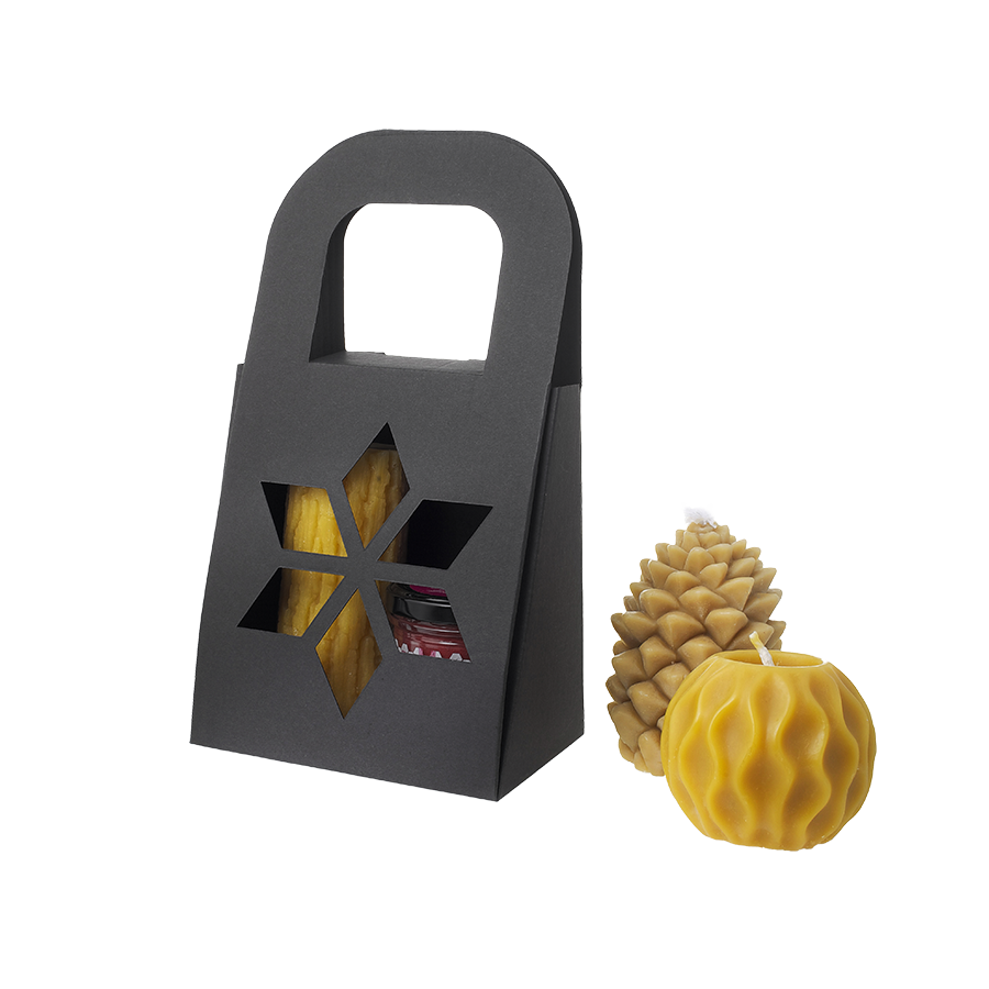 Honey and candle set "Handbag"