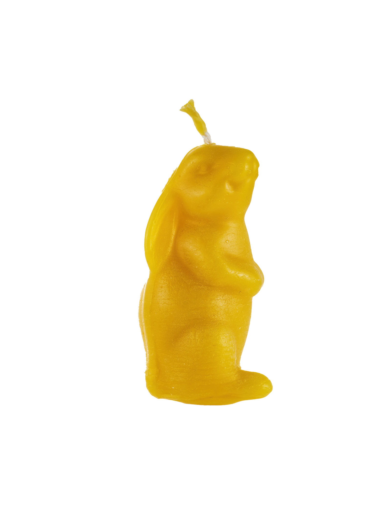 Natural wax candle "Bunny with open ears" - Image 2