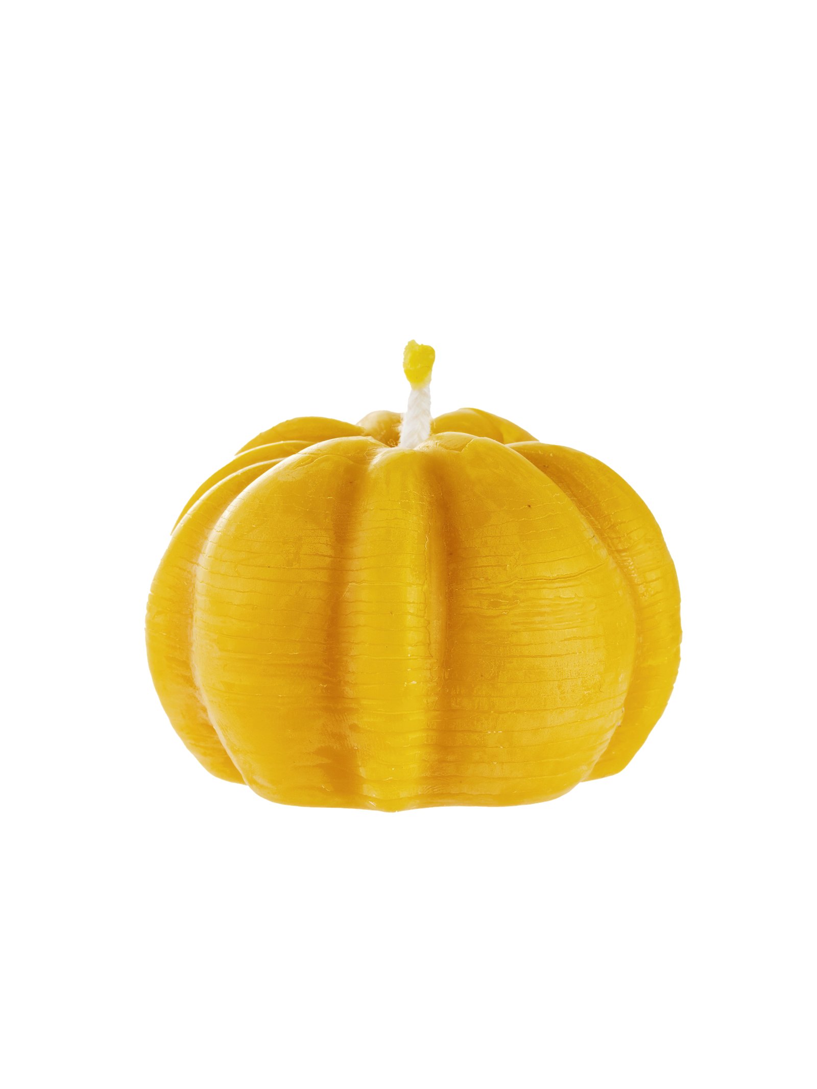 Natūralaus vaško žvakė „Moliūgas" - Image 2