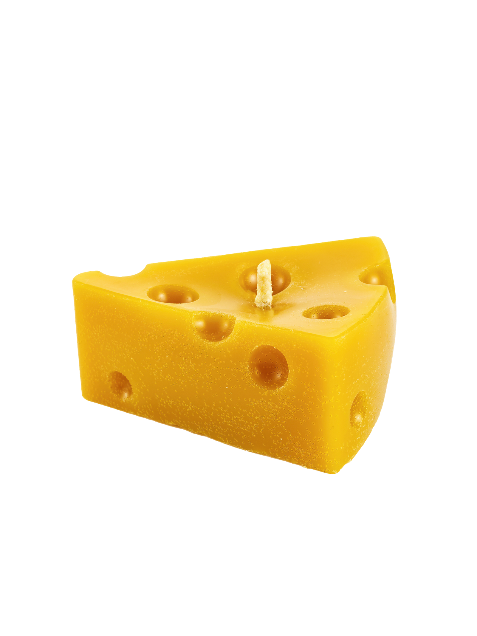 Natural wax candle "Cheese" - Image 2