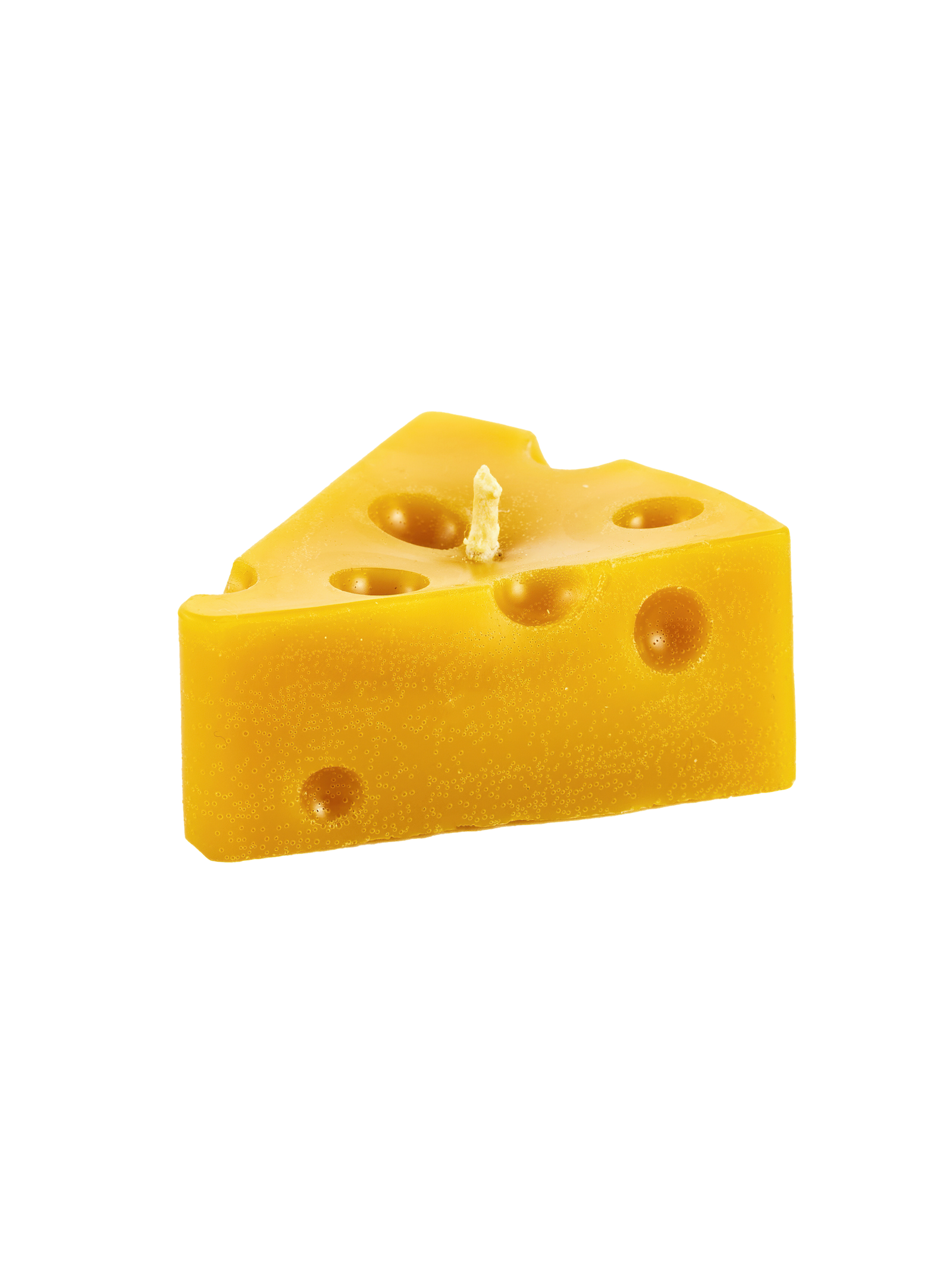 Natural wax candle "Cheese"