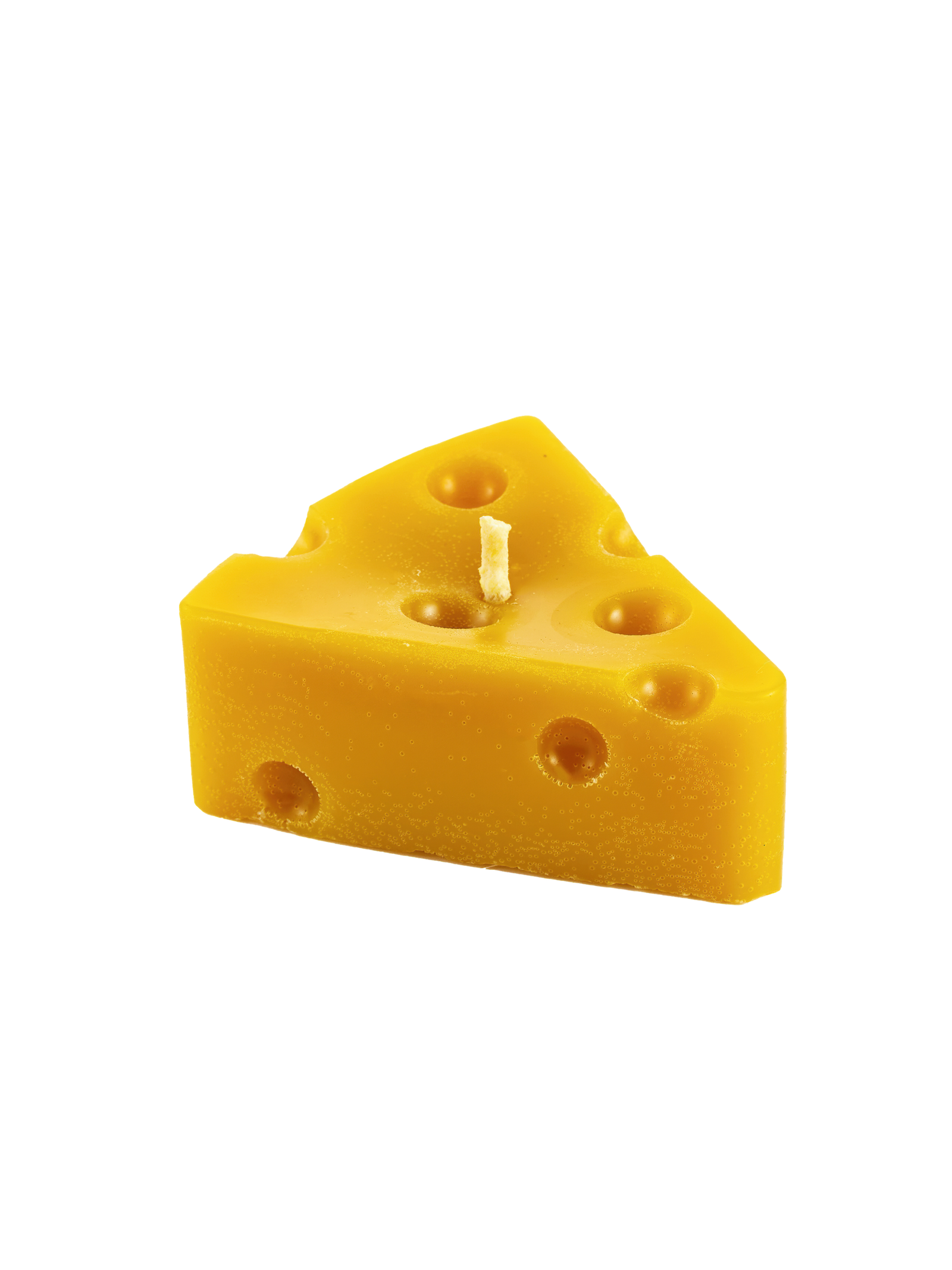 Natural wax candle "Cheese" - Image 3