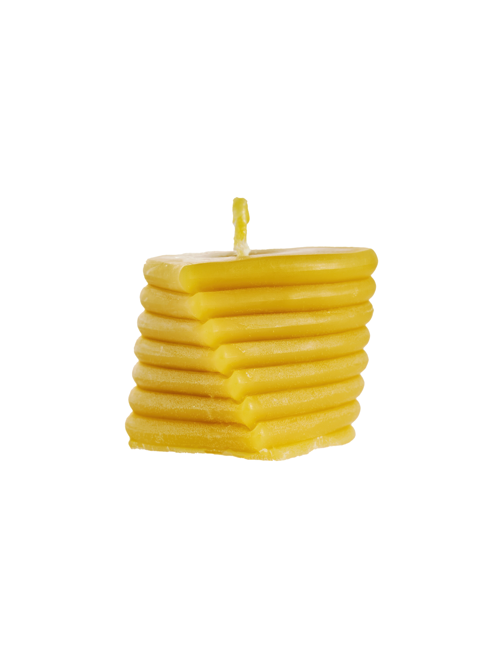 Natural wax candle "Heart tall" - Image 2