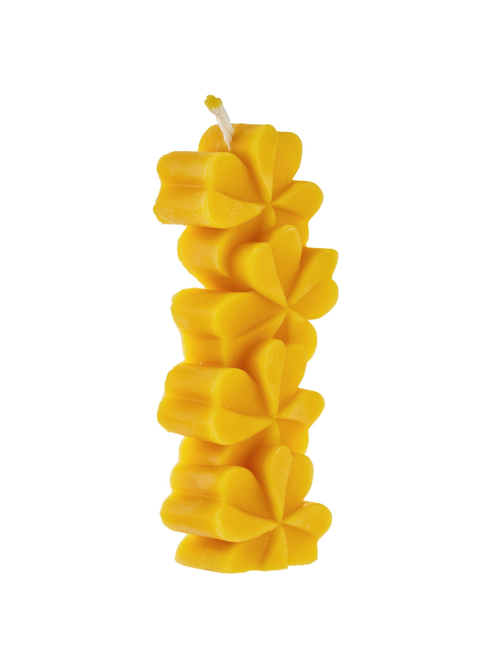Natural wax candle "Clover" - Image 2