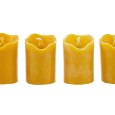 žvakių rinkinys cilindras įdubęs žemas